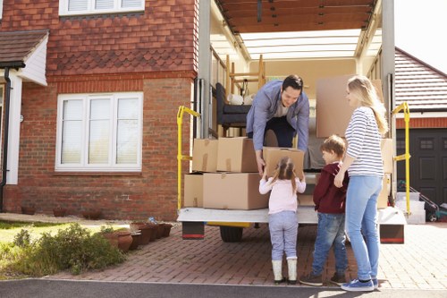 Packing and loading furniture for a Tooting home or flat move