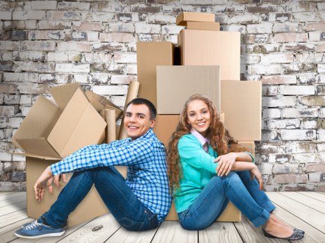House removal team planning a move in Tooting