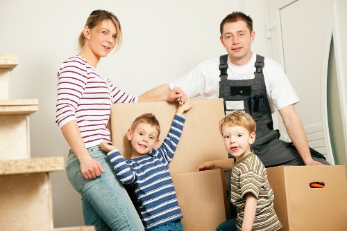 A moving van serving a Tooting home relocation