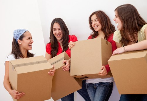 Office removals team planning a business move in Tooting