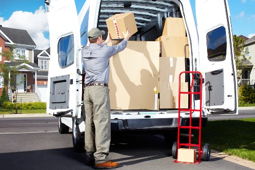 Modern moving van ready for a Tooting relocation
