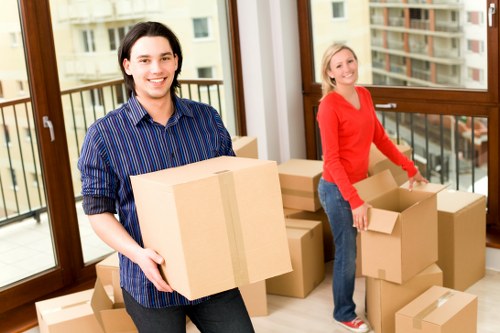 Local transport support for flat moves and deliveries in Tooting